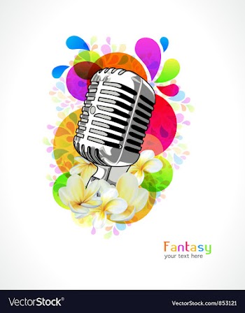 Colorful concert poster vector image
