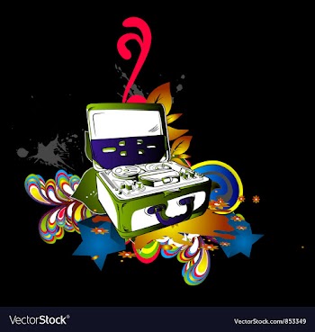 Colorful concert poster vector image