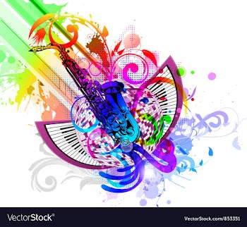 Colorful concert poster vector image