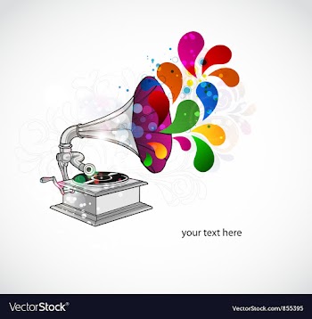 Colorful concert poster vector image