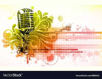 Colorful concert poster vector image