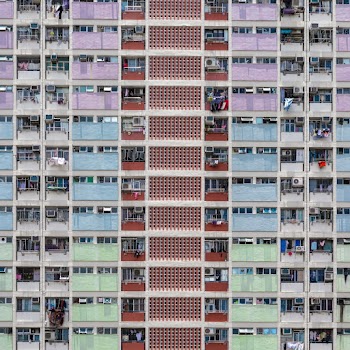 Colorful Concrete Building