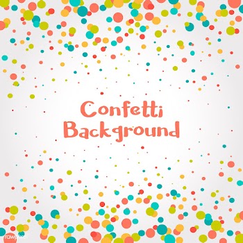 Colorful confetti background explosion vector | Free stock vector - 524807