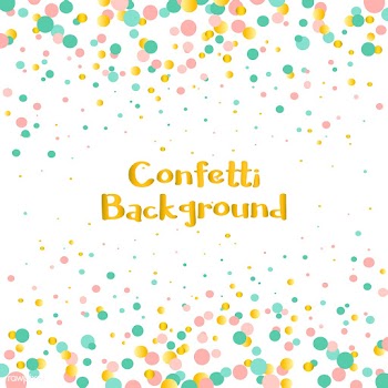 Colorful confetti background explosion vector | Free stock vector - 524811