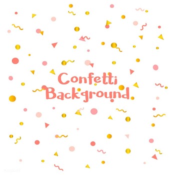 Colorful confetti background explosion vector | Free stock vector - 524816