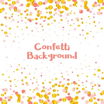 Colorful confetti background explosion vector | Free stock vector - 524818