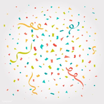 Colorful confetti background explosion vector | Free stock vector - 524825
