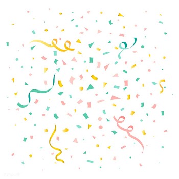 Colorful confetti background explosion vector | Free stock vector - 524829