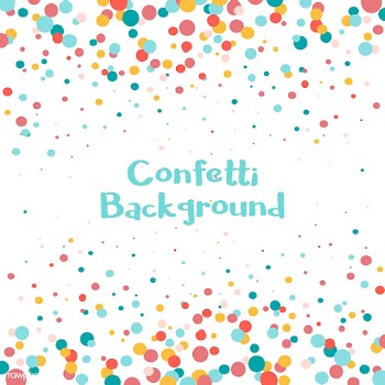 Colorful confetti background explosion vector | Free stock vector - 524834