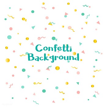 Colorful confetti background explosion vector | Free stock vector - 524836