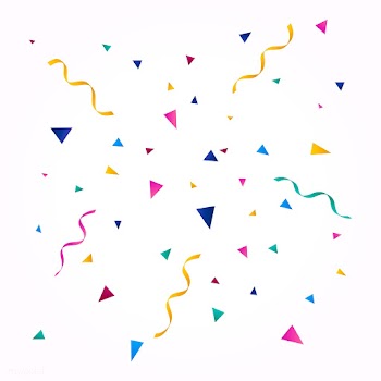 Colorful confetti background explosion vector | Free stock vector - 524845