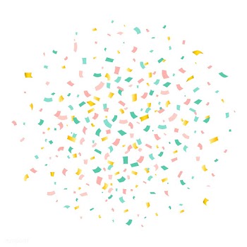 Colorful confetti background explosion vector | Free stock vector - 524854