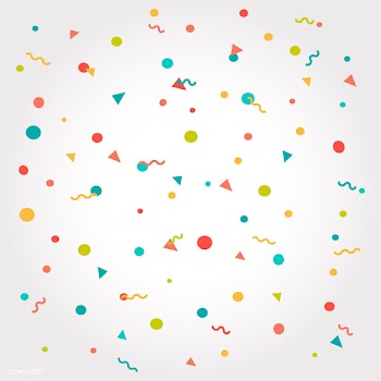 Colorful confetti background explosion vector | Free stock vector - 524855