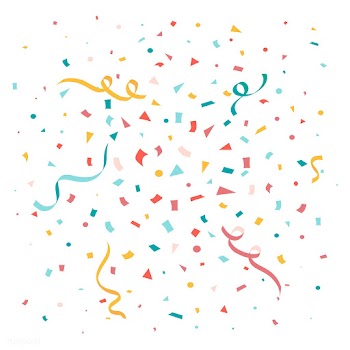 Colorful confetti background explosion vector | Free stock vector - 524857