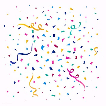 Colorful confetti background explosion vector | Free stock vector - 524858