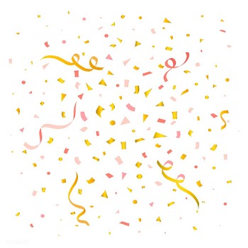 Colorful confetti background explosion vector | Free stock vector - 524863