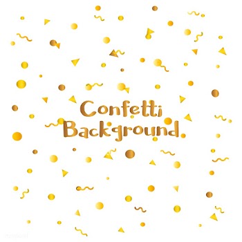 Colorful confetti background explosion vector | Free stock vector - 524864