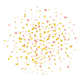 Colorful confetti background explosion vector | Free stock vector - 524881