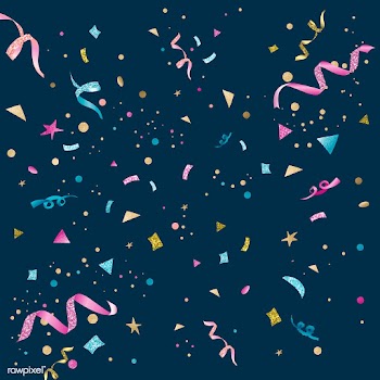 Colorful confetti celebratory design | Free stock vector - 553726