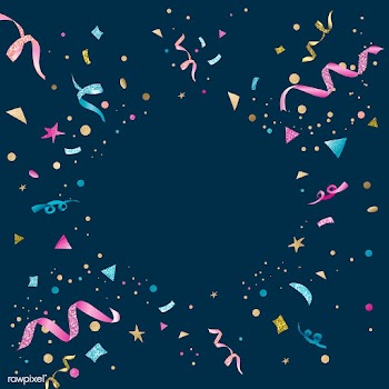 Colorful confetti celebratory design | Free stock vector - 553747