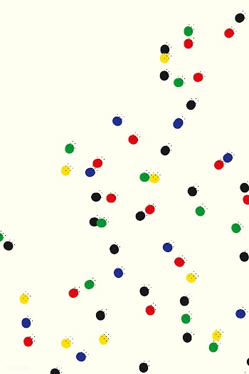 Colorful coronavirus background vector | Free  vector - 2309028