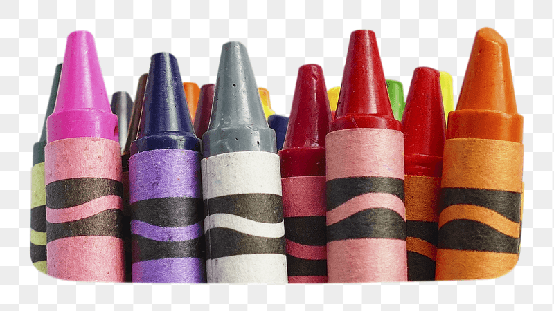 Colorful crayon sticks png sticker, | Free PNG - rawpixel