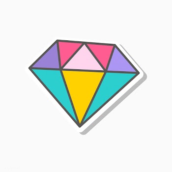 Colorful crystal diamond icon vector | Free stock vector - 515536
