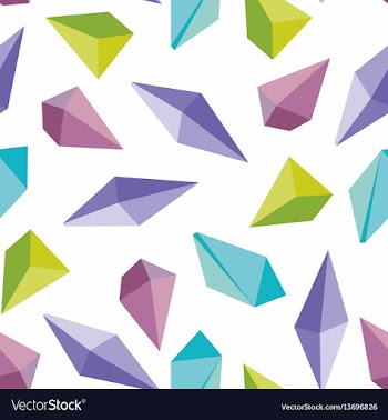  					Colorful crystals seamless background vector image														