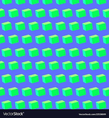 Colorful cube pattern background geometric vector image