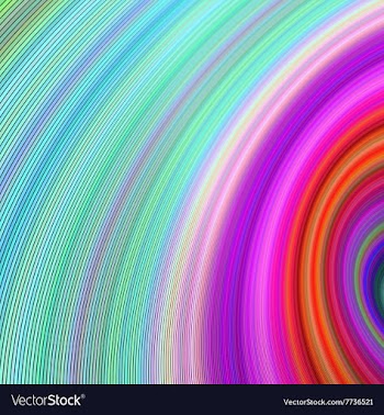 Colorful curved line background vector image