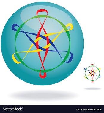 Colorful design element vector image