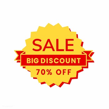 Colorful discount sticker | Free stock vector - 547362