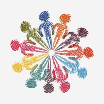 Colorful diverse teamwork doodle, hand | Free Photo - rawpixel