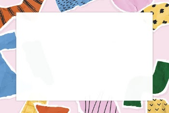 Colorful doodle background, abstract frame | Free PSD - rawpixel