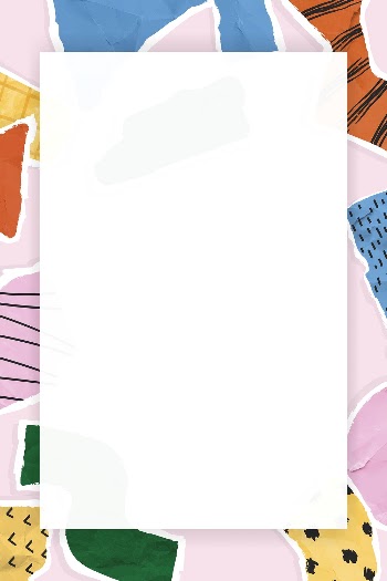 Colorful doodle background, abstract frame | Free Vector - rawpixel