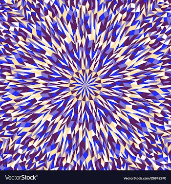 Colorful dynamic abstract circular tiled pattern vector image