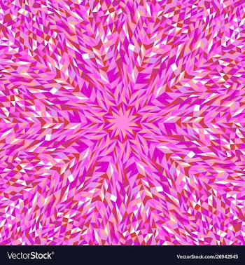 Colorful dynamic abstract round tile pattern vector image