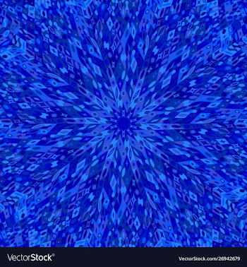 Colorful dynamic circular burst pattern mosaic vector image
