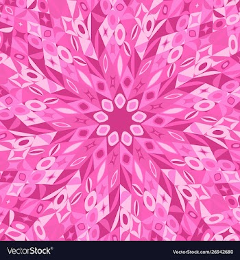Colorful dynamic circular tile mosaic pattern vector image
