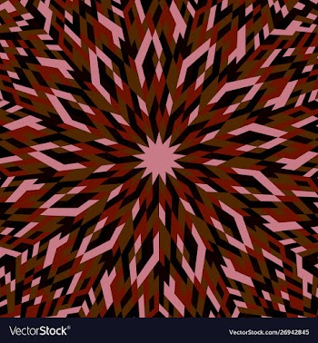 Colorful dynamic geometrical abstract radial vector image
