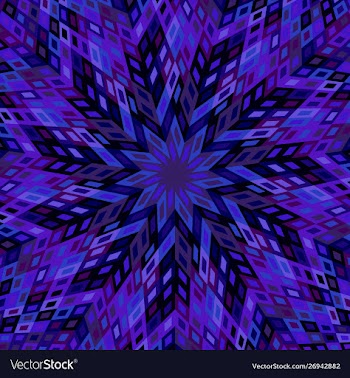 Colorful dynamic geometrical circular tiled vector image