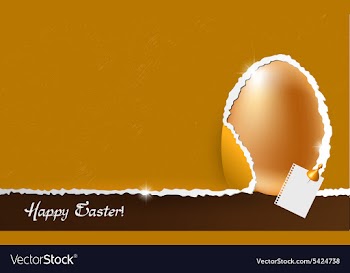 Colorful easter background vector image