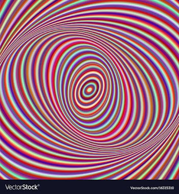 Colorful ellipse digital art background vector image