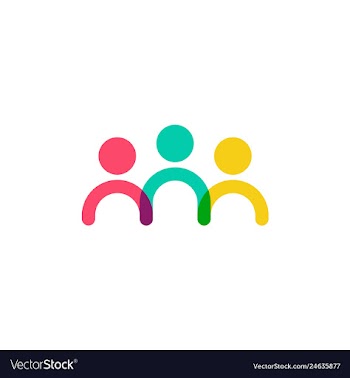 Colorful family human people logo icon vector image