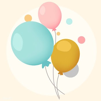 Colorful festive balloons design vectors | Free stock vector - 508629
