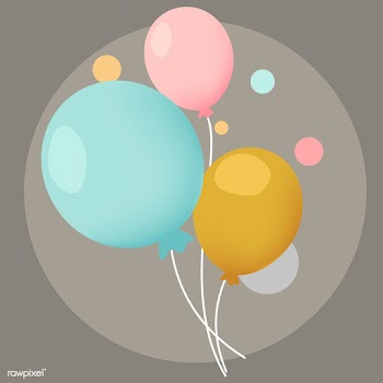 Colorful festive balloons design vectors | Free stock vector - 508635