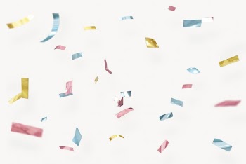Colorful festive confetti, beige background | Free Photo - rawpixel