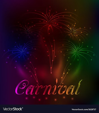  					Colorful fireworks background for Carnival party vector image														