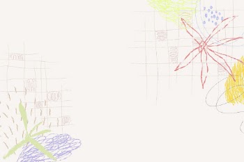 Colorful floral background, crayon scribble | Free Vector - rawpixel