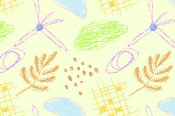 Colorful floral background, crayon scribble | Free Vector - rawpixel